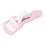 Pink Portable Home Eyelash Curler, Ergonomic Press-Type Makeup Tool 2