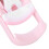 Pink Portable Home Eyelash Curler, Ergonomic Press-Type Makeup Tool 3