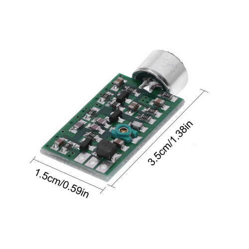 Módulo transmisor FM V4.0 Verde 0.7-9V 3.5x1.5cm 1