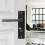 Ultra Silence Zinc Alloy Indoor Split Lock Simple 4