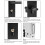 Ultra Silence Zinc Alloy Indoor Split Lock Simple 15