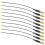 10-Pack LoRa 433.470MHz Spring Antennas IPEX Interface Copper RG1.13 14