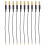 10-Pack LoRa 433.470MHz Spring Antennas IPEX Interface Copper RG1.13 2