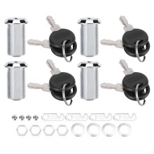 4 Set Cam Lock Zinc Alloy File Cabinet Mailbox