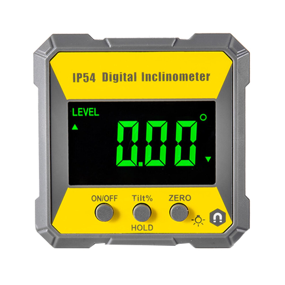 Digital Protractor Lcd Display Electronic Angle Finder Inclinometer Ip54 Waterproof Durable Measurement Tool 6276012533391