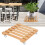 Bamboo Movable Potted Plant Flower Shelf Storage 9