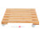 Bamboo Movable Potted Plant Flower Shelf Storage 1