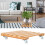 Bamboo Movable Potted Plant Flower Shelf Storage 10