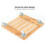 Bamboo Movable Potted Plant Flower Shelf Storage 15