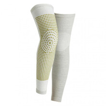 1 Pair Close-fitting Ventilation Pain Relief Non-irritating Wormwood Knee Warmers Non-Slip Stretchy Unisex Elderly Warm Knee Pads