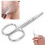Nose Hair Scissors Stainless Steel Rounded Tip 12