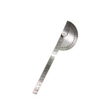 Stainless Steel Protractor Ruler for Students, 360-Degree Angle Measurement, Easy to Carry, Ideal for Drawing and Engineering