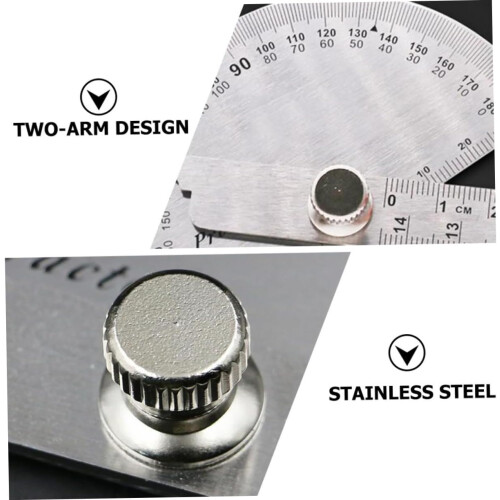 180 Stainless Steel Protractor Combination Angle Ruler for Accurate Multi-Angle Measuring and Layout Tasks 2