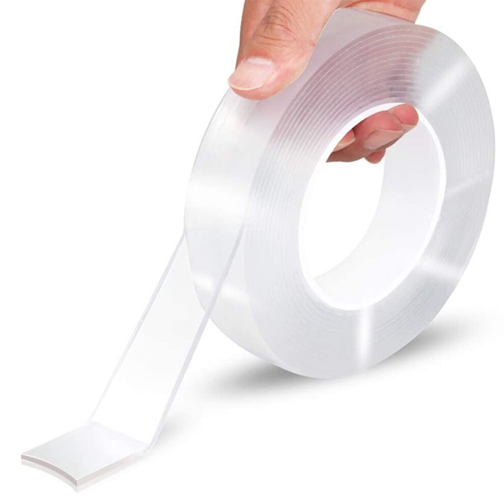 Acrylic Double Sided Tape Heavy Duty 1Mm X 70Mm X 10M Waterproof Removable Adhesive Clear Mounting Tape 1 Roll 6482260723815