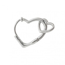 1Pc Women Earrings Double Heart Hollow Jewelry Korean Style Circle Earrings for Party Banquet Prom Wedding