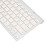 Tastiera wireless 2.4G, bianco-argento, bilingue 5