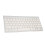 Tastiera wireless 2.4G, bianco-argento, bilingue 6