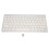 Tastiera wireless 2.4G, bianco-argento, bilingue 2