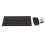 Set tastiera/mouse wireless 2.4G, nero, 10 m 2