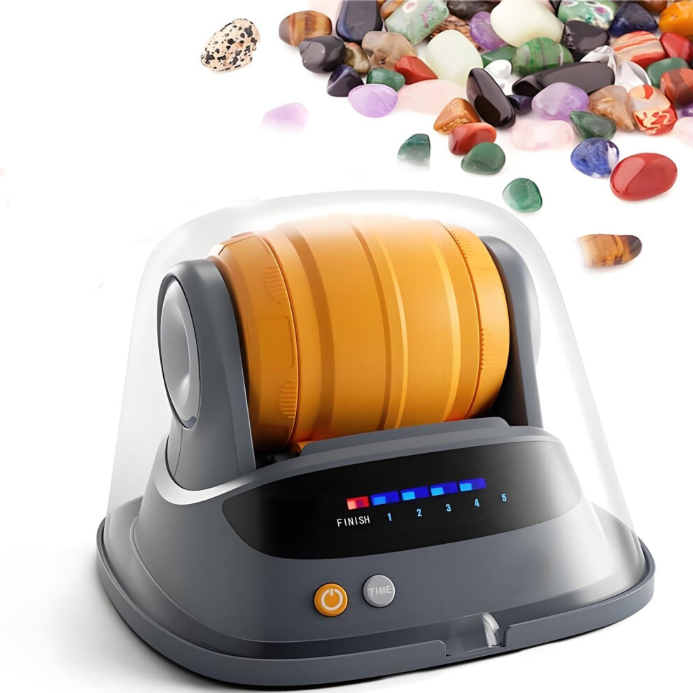 Stone Polishing Kit For Rocks, Professional Rock Tumbler With Polishing Grits, Gemstone Polisher For Diy Projects 6482260724034