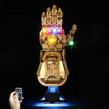 LED Light Kit for Lego Marvel 76191 Infinity Gauntlet - Thanos Gauntlet Lighting Set, Compatible Lights Only, No Models