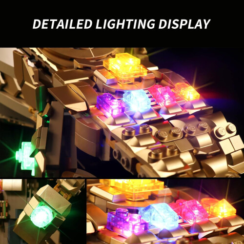LED Light Kit for Lego Marvel 76191 Infinity Gauntlet - Thanos Gauntlet Lighting Set, Compatible Lights Only, No Models 2