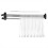 Folding Pasta Drying Rack Spaghetti Dryer Stand 9