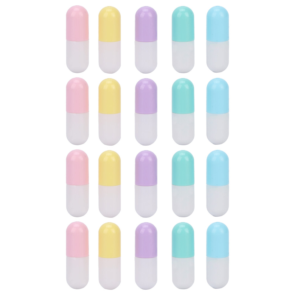 20pcs Empty Lipstick Tubes Mini DIY Lip Balm