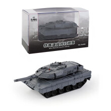 2.4GHz Mini RC Tank Toy with LED Lights, Rotating Turret, 9-Channel Remote Control, Sound Effects for Kids
