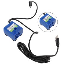 Ultra Quiet USB Pet Fountain Pump with LED Light for Cats and Dogs