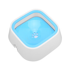 Pet Floating Water Bowl 1L/34oz Large Splashproof Indoor/Outdoor Blue