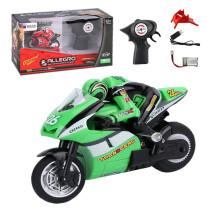 Mini Jump RC Motorcycle for Adult - High Speed Electric Remote Control Stunt Bike, Drift Racing Model, 1:10 Scale