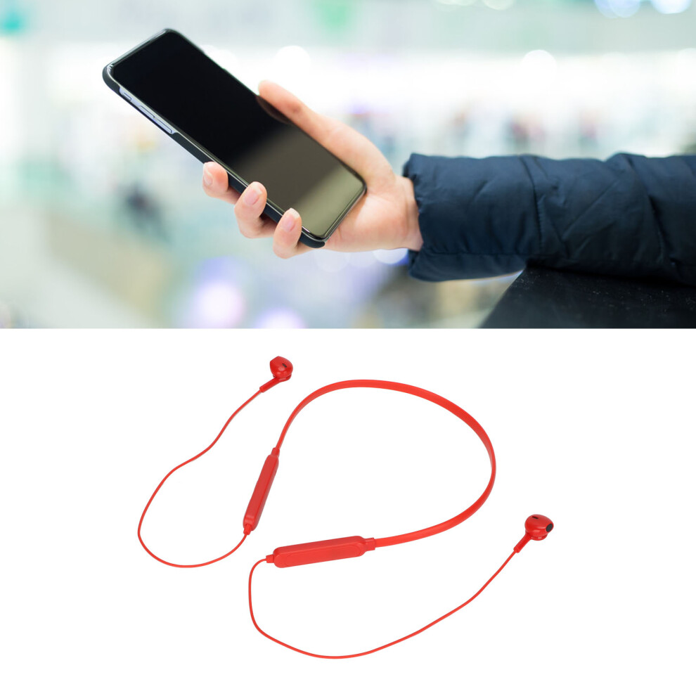 Ipx7 Waterproof Bluetooth Neckband Headset, 150Mah, Deep Bass, Red 4981342632387