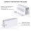 Iron Game Console Wall Mount Bracket for PS Portal ROG Ally Switch Steam Deck Controller Heavy-Duty Iron Design 3