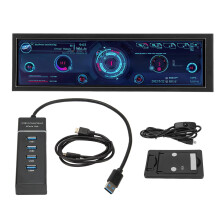 8.8in PC Temp Monitor 1920x480 60Hz for AIDA64 PC