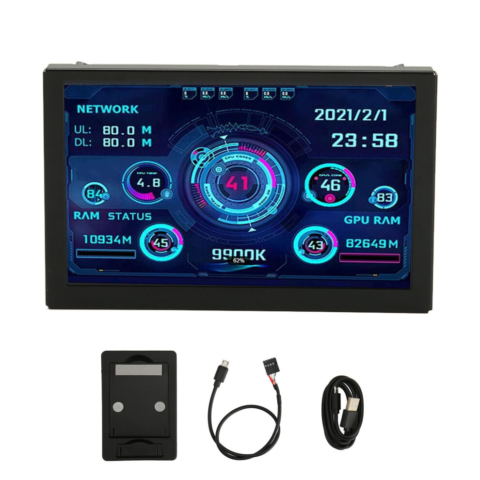5In Computer Temp Monitor Ips Usb Mini Screen Pc 9387669231589