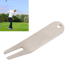 Metall Golf Divot-Reparaturwerkzeug Putting Green Pitch Lawn Fork Golf Training Zubehör Fork