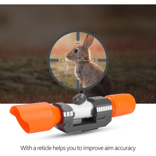 Sighting Scope for Nerf Guns, Durable Plastic Scope Sight Attachment with Reticle for Nerf Modifications 1