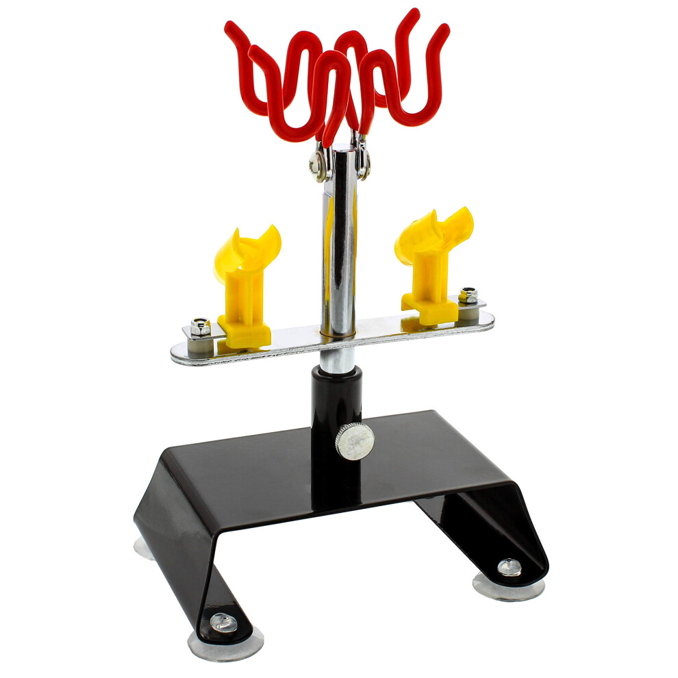 4-Airbrush Holder Station With Swivel & Tilt Design For Tabletop Use - Airbrush Accessories For Garage Workspace 6276012534633