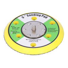Pneumatic Sander 5in 5/16‑24 Hook & Loop PU Backing Plate High-Speed 12000RPM