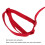 Red Bird Leash Adjustable Nylon Elastic Rope for Parrot Training 7