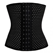 Corset Cincher Hollow Out Flatten Abdomen Polyester Women Body Shaper Belt for Workout