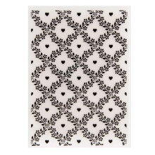 Stencils for Card Making 12.7x17.8cm Heart Design Valentine's Day Embossing Folder Floral Plastic Scrapbooking