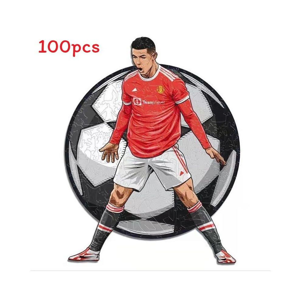 (CR7) Jordan Cr7 Kobe Stephen Curry Messi Lebron Wooden Jigsaw Puzzle For Toy Kids