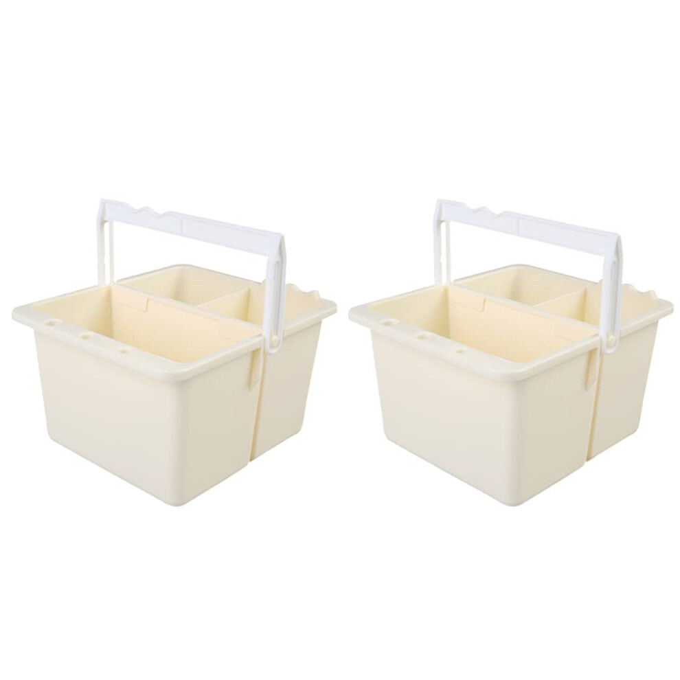 Artist Brush Washer 2Pcs Plastic Basin Watercolor Paint Brush Cleaning Basin For Soaking And Shaping Brushes 6493810724893