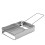 Stainless Steel Foldable Toaster Rack Handheld 5