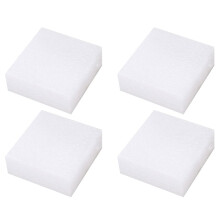 4pcs Foam Mat Needle Felting Kit, Wool Felt Needle Tools, White Quilting Pad, Foam Pad Panel for Beginners