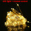 (Warm White, 10m(100LED)) Wire Copper String Fairy Light With Remote Control Christmas Festivities For 1