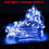 (Blue, 10m(100LED)) Wire Copper String Fairy Light With Remote Control Christmas Festivities For 1