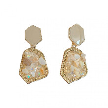 Drop Earrings Noble Elegant Appearance Jewelry Accessories Retro Natural Stone Stud Earrings for Party
